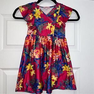 Tommy Bahama Tropical Floral Print A-Line Dress